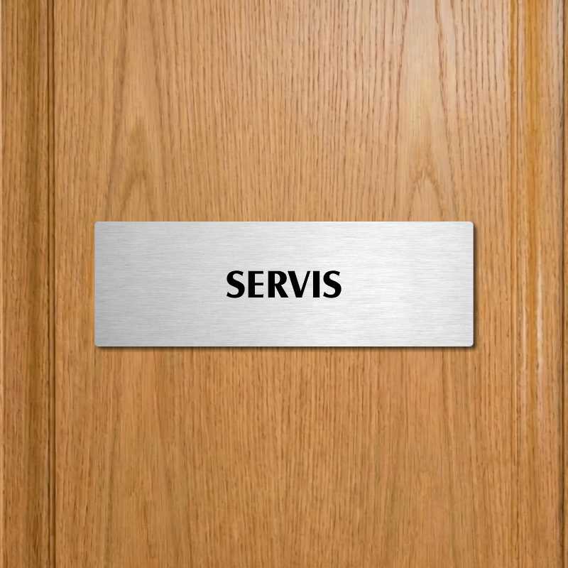 Servis, 200x66mm, stříbrná popiska 